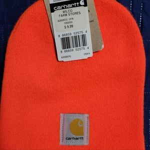 NWT Orange Carhartt beanie
